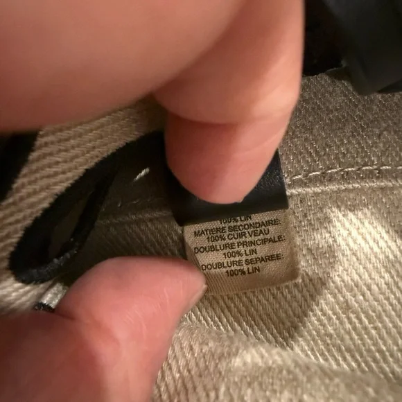 Chloe Kamilla east west eyelet broderie linen tote with leather handles - Picture 8 of 14